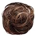 PRETTYSHOP Scrunchy Scrunchie Bun Up Do Hair Piece Hair Ribbon Ponytail Extensions Wavy Curly or Messy various/diverse colours (brown mix #32H26)