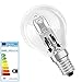 Produktbild 10x Halogen-Tropfenlampe 64541P 18 Watt E14 klar - Osram