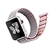 Produktbild Sportarmband für Apple Watch 38 mm | JAMMYLIZARD Sport Loop Armband mit Schlaufe aus Nylon in Sandrosa mit Klettverschluss