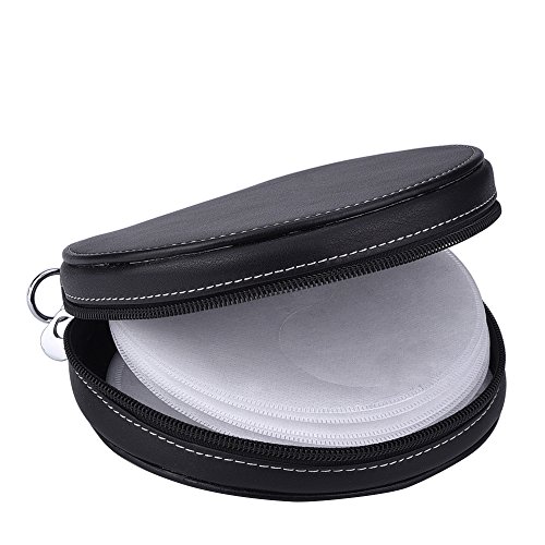 Mudder tragbare 20 CD Disc Aufbewahrungstasche Case CD / DVD Tasche für Auto, Haus, Büro und Reisen - 2