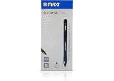 MAXI GEL PEN 0.7MM BOX OF 12 PC BLACK