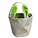 Produktbild Nai-Style Osterhase Tasche Burlap Kaninchen-Ohr-Korb-Aufbewahrungstasche Tragetasche für Ostern-Partei Trage Eier Geschenke Grün