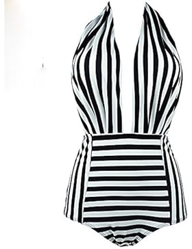 Italily - Donne Navy Striped Bikini