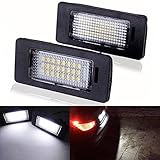 2 piezas (un par) de 24 lámparas SMD LED con luz de matrícula de alta potencia.