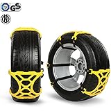 Tire Chains, Universal Tire Accessories Anti-Slip Chains Tire Snow Chains Anti-Skid Chains Wheel Chain for Cars, Vehicle, SUV