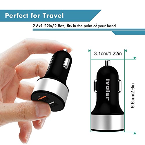 iVoler Quick Charge 3 0 Chargeur de Voiture 30W 2 Ports USB Chargeur Allume Cigare QC 3 0 Port Qsmart Port 5V 2 4A avec 2 en 1 C ble Micro USB reviews iVoler Quick Charge 3 0 Chargeur de Voiture 30W 2 Ports USB Chargeur Allume Cigare QC 3 0 Port Qsmart Port 5V 2 4A avec 2 en 1 C ble Micro USB