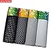 Produktbild HEIßER VERKAUF 2018 Sansee 4 Stücke Männer Herren Badehose Unterwäsche Weiche Boxer Briefs Shorts Ausbeulen Beutel Unterhose Jugend Low Waist Ventilation Sexy Unterwäsche (Schwarz + Weiß + Grau + Dunkelgrau, XXXL)