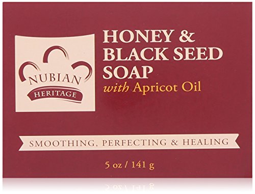 Nubian Soap Honey & Black Seed Soap With Apricot Oil/Honey 140g