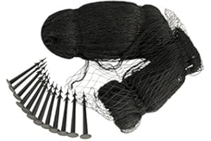 FINEST-FILTERS Pond Cover Net Netting Heavy Duty Mesh - Multiple Sizes + Pegs Heron Protector (4m x 3m)