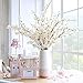 Produktbild GuanJer Blüte gefälschte Blume Simulation Kirsche Tabelle insgesamt Blumenvase getrocknete Blume Blumenarrangement Bouquet Schießen Requisiten Home Party Decor (Farbe : Light pink)