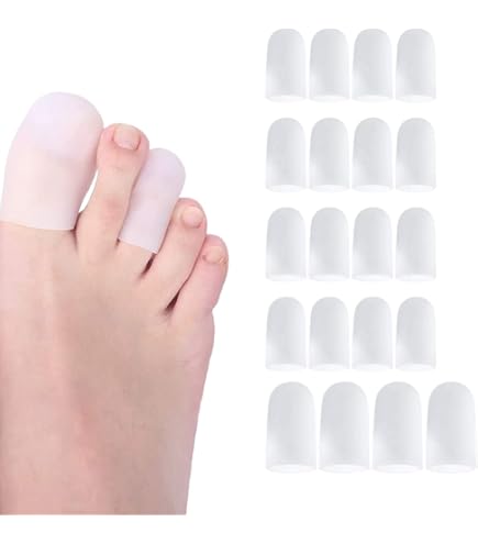 VEGCOO 3 Pièces Protection Orteils En Silicone Découpable