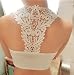 BJAC Net Stretchable Crop Tops / Blouse / Tank Top / Cut Out Padded Bra White (removable pads) RS.445.00