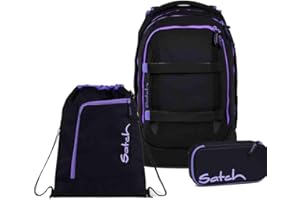 Satch Pack Schulrucksack Set 3tlg. inkl. Schlamperbox und Sportbeutel