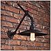 Produktbild Wandleuchte Industrielle Retro Amerikanische Kreative Persönlichkeit Nacht Balkon Lampe Treppenlicht Einzigen Kopf Wasser Rohr Beleuchtung Stil Schmiedeeisen Wandleuchte (Farbe : Metallic-44 * 35cm)