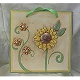 Dekorative Fliesen mit Sonnenblumen, MADE IN ITALY