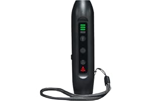 COMETX Repeller per cani ad ultrasuoni 3 modalità portatile ricaricabile dispositivo di guida per cani con torcia intelligente ad alta luminosità dispositivo di addestramento per cani con indicatore