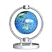 Produktbild JXFS Anti Schwerkraft Floating Globe Dekoration Magnetschwebebahn Floating Globe Weltkarte Mit Bunten LED-Licht Für Kinder Geschenke Schreibtisch Dekoration-Silver