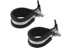 eMagTech Abrazaderas para Eje de Desbrozadora de 26 Mm Antideslizantes Compatibles con Postes Tubos Barras Y Ejes de Desbrozadora de 23-26 Mm.