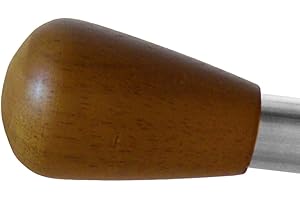 BASIT Endkappe für Gardinenstangen Ø 16mm I Endstück aus Holz I 1 Stück Kappe I Knauf E52