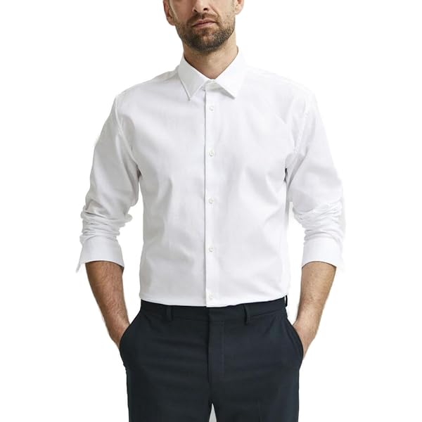 SELECTED HOMME Slhlooseoscar SS O-Neck Tee Noos T-Shirt Uomo, Girocollo, Cotone Morbido, Vestibilità Comoda