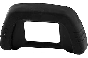 UXCELL sourcing map Camera Viewfinder Eyecup, Replacement Camera Eyecup Protector Eyepiece DK-21 for Nikon D80 D90 D200 D600 D610 D7000, Soft Rubber Camera Eye Cup Accessories Black