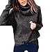 Produktbild Pullover Damen Warm Rollkragenpullover Strickpullover Sweater Tops Bluse DOLDOA