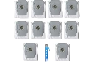 DOKKOO 10 paquets de sacs à ordures accessoires pour iRobot Roomba i7 (7150) i7 + / Plus (7550) S9 + (9550) E5 E6 E7 pièces de rechange pour aspirateur robot
