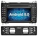 Produktbild Ohok 7 Zoll Bildschirm 2 Din Autoradio Android 8.0 Oreo Radio mit Navi Moniceiver DVD GPS Navigation Unterstützt Bluetooth DAB+ für Mercedes-Benz A-Class/B-Class/Vito mit Rückfahrkamera