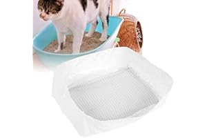 PSSOPP 10 Stücke Katze Katzenklo Liner Super Starke Katze Sand Sichter Tasche Welpen Kitty Kitten Pan Liner Wiederverwendbare Katze Katzentoilette Siebbeutel