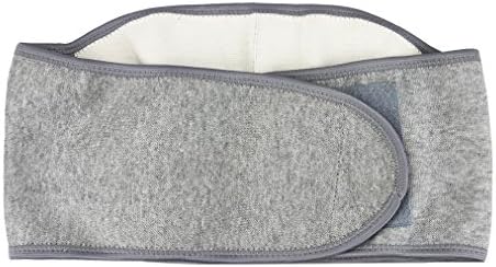 Compression Abdomen Waist Support Waist Trimmer Slimmer Belt Lumbar Back Brace Belt Stomach Warmer Backache Binder Band for Women Men Fit Waist Girth 28.35-43 inch, Grey
