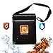 Produktbild Fire Resistant Schutztasche - für schwere und Nicht juckende | Coated Fire Resistant Umschlag Beutel feuerfest Geld Tasche für Bargeld/Pass/Titel/Schmuck [15'' x 11.5''] Von Aoxun