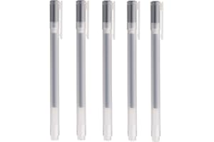 MUJI Gelschreiber 0,38 mm Schwarz (5 Stück)