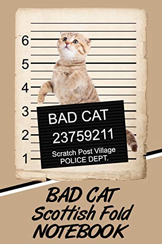 Preisvergleich Produktbild Bad Cat Scottish Fold Notebook