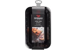 Tala Moule a Pain Performance 900 g en Acier au Carbone avec Revêtement Antiadherent Eclipse Pour Cakes et Pains Maison Noir