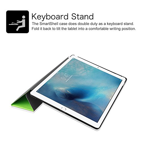 Fintie iPad Pro 12.9 Zoll Hülle – Ultra Schlank Superleicht Ständer Schutzhülle SmartShell Cover Case Tasche mit Auto Schlaf / Wach Funktion für Apple iPad Pro 12,9 Zoll (2015 Version), Grün - 7