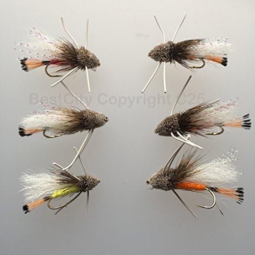 Fly Fishing Turks Tarantula for trout 6 pack size 8-10#99