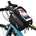Produktbild TAKEBEST Fahrrad Rahmentasche, Fahrradrahmen Tasche Fahrrad Tube Lenkertasche Wasserdicht Touchscreen Sonnenblende für Telefon Unter 7.0"
