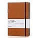 Lemome Sketchbook avec Papier épais Premium - Diviseurs Cadeaux - A5, 8,4 x 5,7 pouces (Brown, Dotted)