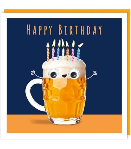 Biglietto di auguri di compleanno divertente per lui/lei, biglietto di