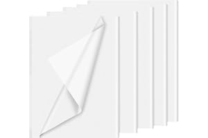 BIULDPY 60 feuilles de papier de soie blanc grand format, 69,8 x 50,8 cm, pour loisirs créatifs, Noël, anniversaire, emballage cadeau, décoration de fête