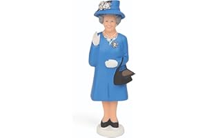 Kikkerland Solar Queen Derby Edition Statuina, Plastica, Azzuro, 8.0x5.0x19.0 cm