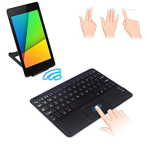 F.G.S Universal Bluetooth-Tastatur mit Touchpad f¨¹r Tablets / Smartphones mit Android, Windows iOS