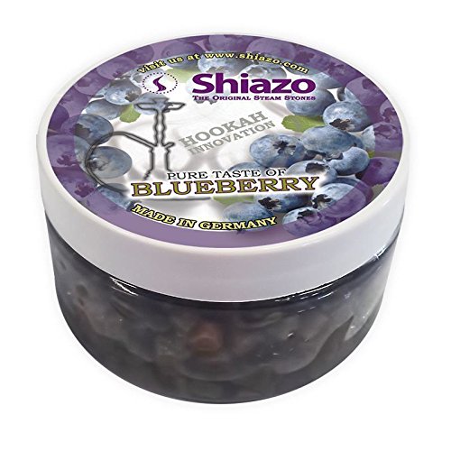 Shiazo 100gr. Dampfsteine Blaubeere - Stein Granulat - Nikotinfreier Tabakersatz 100g
