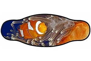 Best divers Neoprene Mask Strap, Double Sheet, Anemone
