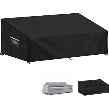 Housse Meuble Jardin Imperméable Opaltool Housse Canapé Extérieur 210D Oxford - Imperméable UV 223x83x84cm Noir Housse Chaise Exterieur Housse Meuble Jardin Imperméable Opaltool Housse Canapé Extérieur 210D Oxford - Imperméable UV 223x83x84cm Noir Housse Chaise Exterieur