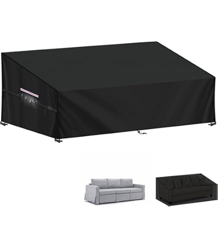 Gartenbank Abdeckung 205x40x45cm - Wasserdichte Schutzhülle Mit Kordelzug