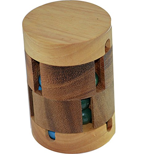 Preisvergleich Produktbild Revolve - Zauberwürfel - Kugelpuzzle - Denkspiel - Knobelspiel - Logikspiel aus Holz - Drehpuzzle - Geduldspiel