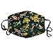 Produktbild Face Masks with Design, Anti Dust Face Mouth Cover Mask, Anti Germ/Flu/Air Protection Cute Earloop, Washable and Reusable Mouth Cover (Frogs On Leaves Green)