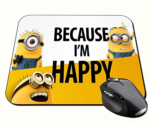Mi Villano Favorito Despicable Me Gru Minions Because I m Happy Alfombrilla Mousepad PC Mi Villano Favorito Despicable Me Gru Minions Because I m Happy Alfombrilla Mousepad PC