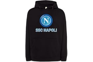 DANZA IN VETRINA Felpa Uomo Bambino Napoli Logo Sport Calcio Calcetto Allenamento Tempo Libero Relax Felpe Squadra Tifoso Passione Tracksuit